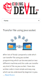 Mobile Screenshot of codingdevil.com