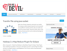 Tablet Screenshot of codingdevil.com